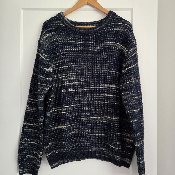 Primark Other - Primark Navy and Cream Knit Men's Large Sweater